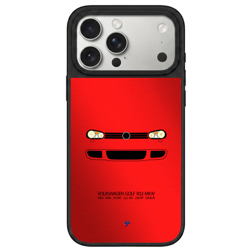 Volkswagen Golf R32 Mk IV iPhone Case-Red-GTmotive Cases