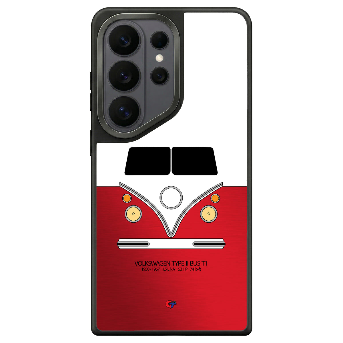 Volkswagen Type II Bus Samsung Case-Red-GTmotive Cases