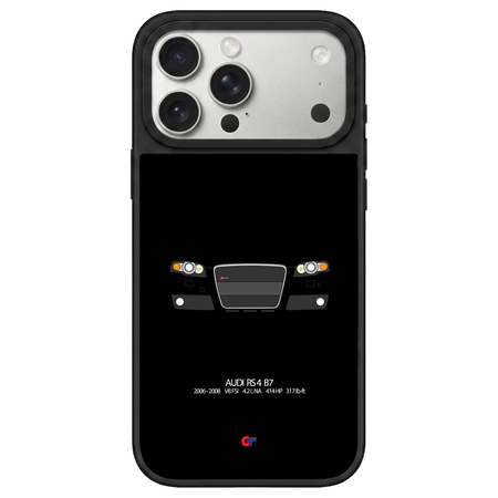 Audi RS4 B7 iPhone Case-Black-GTmotive Cases