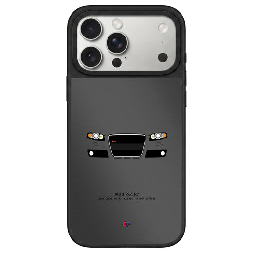Audi RS4 B7 iPhone Case-Gray-GTmotive Cases