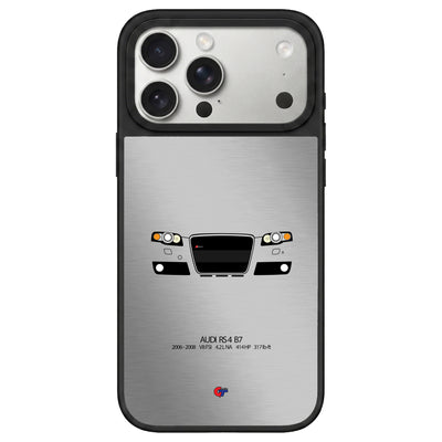 Audi RS4 B7 iPhone Case-Silver-GTmotive Cases