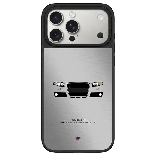 Audi RS4 B7 iPhone Case-Silver-GTmotive Cases