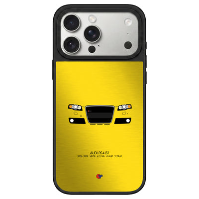 Audi RS4 B7 iPhone Case-Yellow-GTmotive Cases