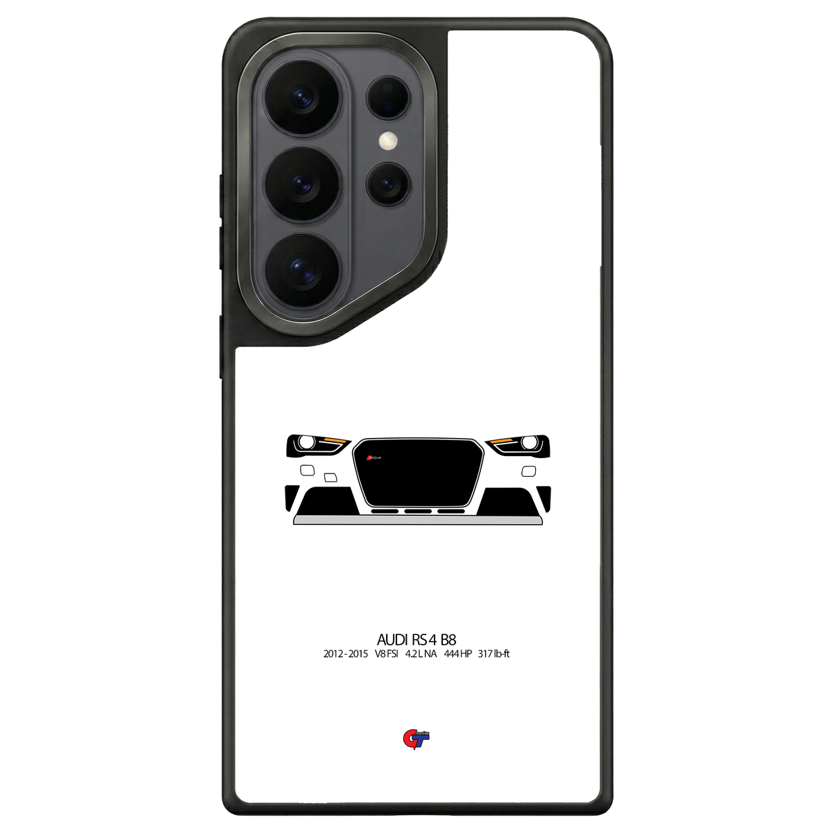 Audi RS4 B8 Samsung Case-White-GTmotive Cases