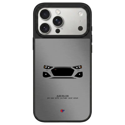 Audi RS4 B9 iPhone Case-Gray-GTmotive Cases