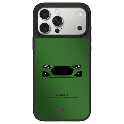 Audi RS4 B9 iPhone Case-Green-GTmotive Cases