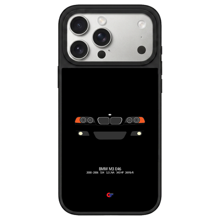 BMW M3 E46 iPhone Case-Black-GTmotive Cases