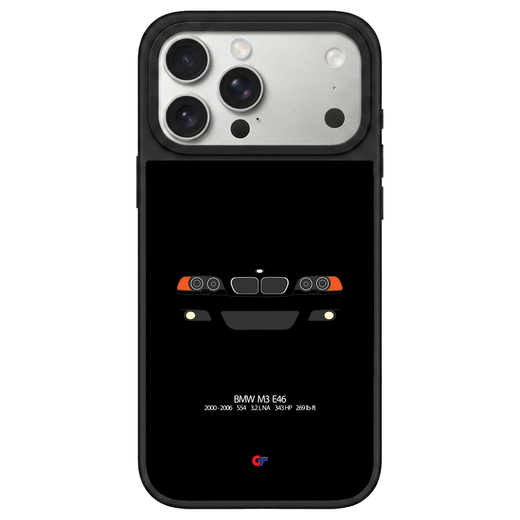 BMW M3 E46 iPhone Case-Black-GTmotive Cases