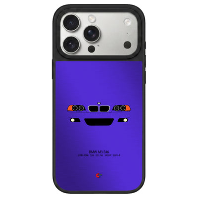 BMW M3 E46 iPhone Case-Blue-GTmotive Cases