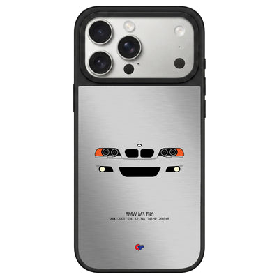 BMW M3 E46 iPhone Case-Silver-GTmotive Cases