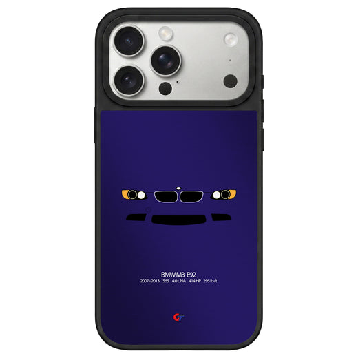 BMW M3 E92 iPhone Case-Navy-GTmotive Cases