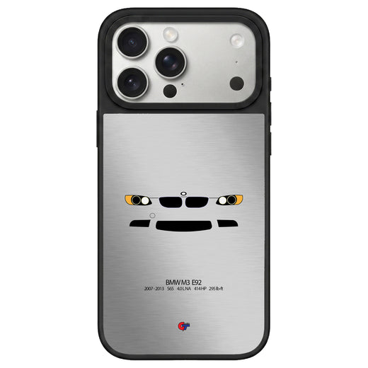 BMW M3 E92 iPhone Case-Silver-GTmotive Cases
