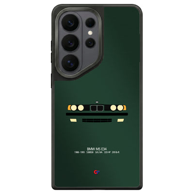 BMW M5 E34 Samsung Case-Green-GTmotive Cases