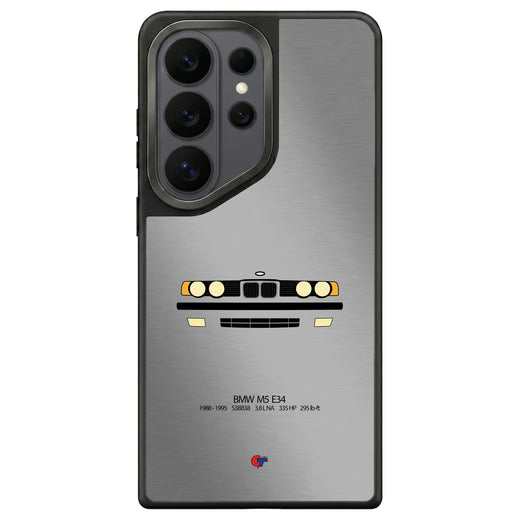 BMW M5 E34 Samsung Case-Silver-GTmotive Cases