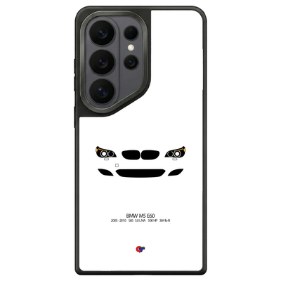 BMW M5 E60 Samsung Case-White-GTmotive Cases