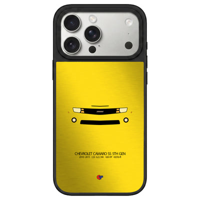 Chevrolet Camaro SS 5th Gen iPhone Case-Yellow-GTmotive Cases