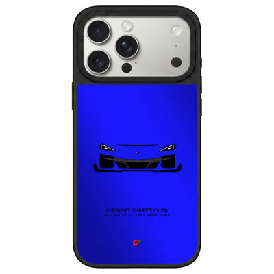 Chevrolet Corvette C8 ZR1 iPhone Case-Blue-GTmotive Cases