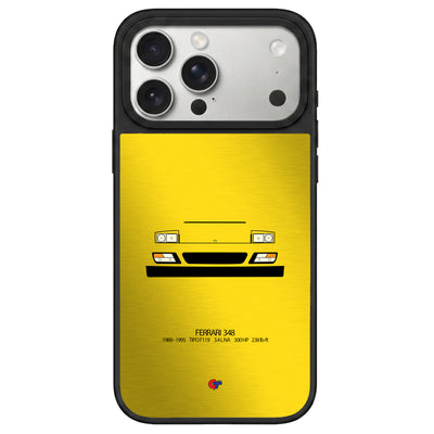 Ferrari 348 iPhone Case-Yellow-GTmotive Cases