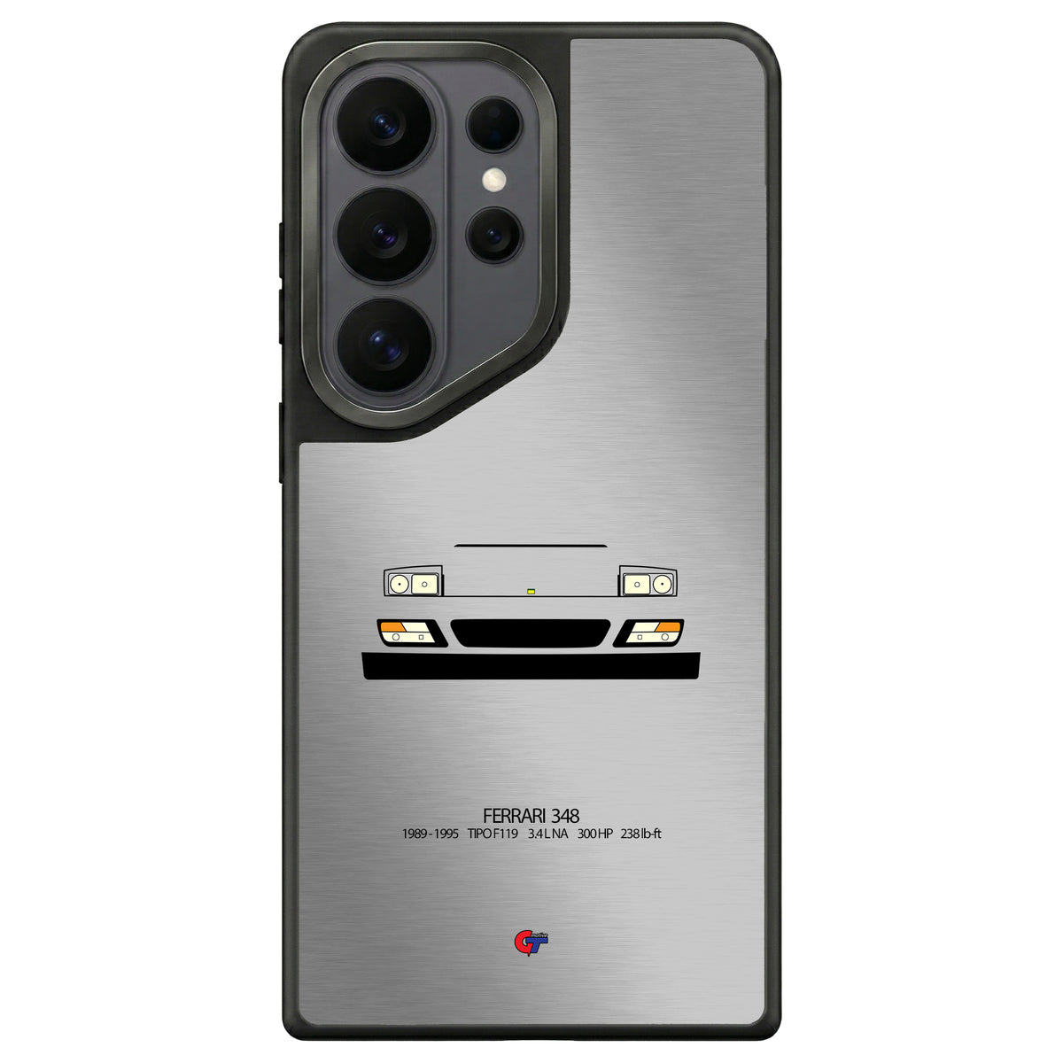 Ferrari 348 Samsung Case-Silver-GTmotive Cases