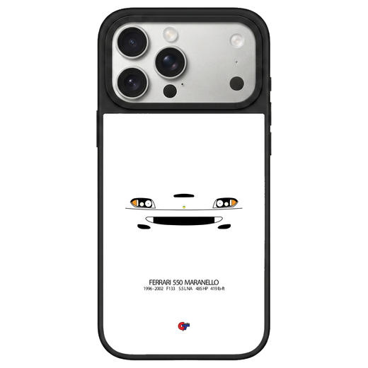 Ferrari 550 Maranello iPhone Case-White-GTmotive Cases