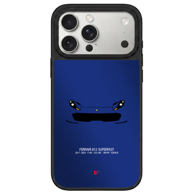 Ferrari 812 Superfast iPhone Case-Blue-GTmotive Cases