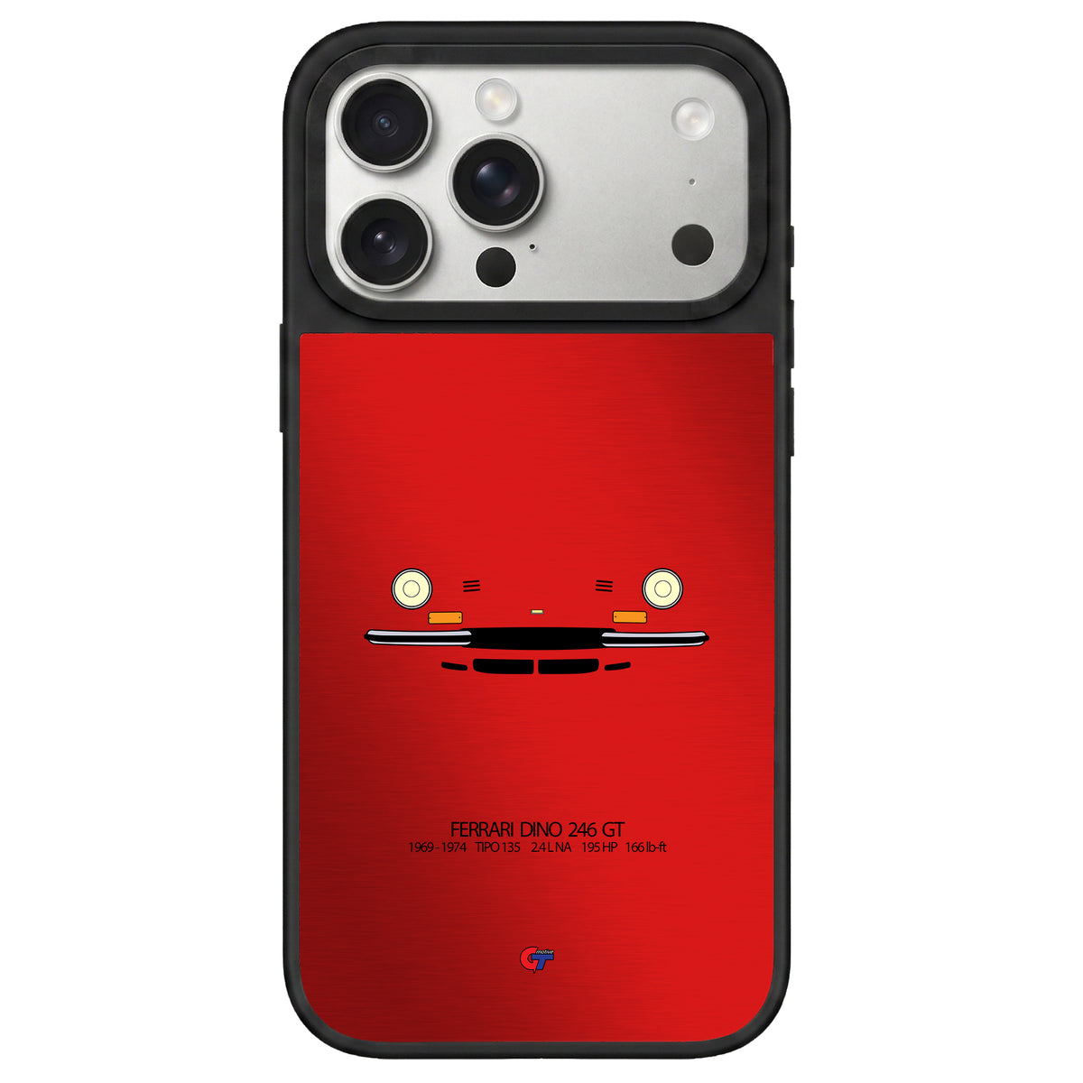 Ferrari Dino 246 GT iPhone Case-Red-GTmotive Cases