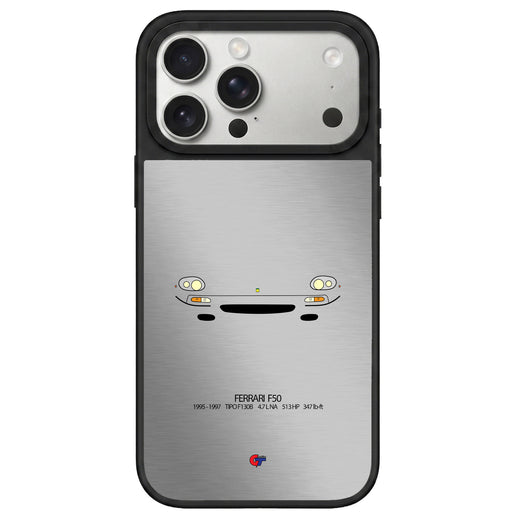 Ferrari F50 iPhone Case-Silver-GTmotive Cases