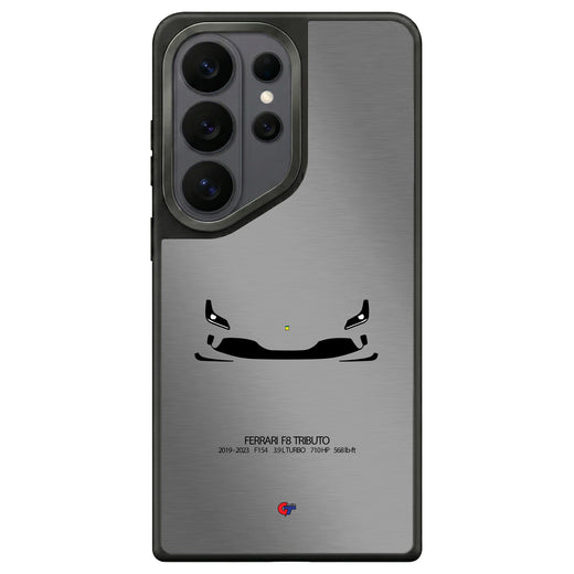 Ferrari F8 Tributo Samsung Case-Silver-GTmotive Cases
