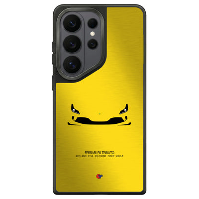 Ferrari F8 Tributo Samsung Case-Yellow-GTmotive Cases