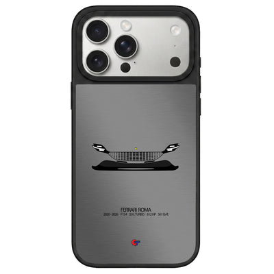 Ferrari Roma iPhone Case-Gray-GTmotive Cases