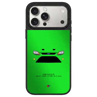 Ford Focus RS Mk 2 iPhone Case-Green-GTmotive Cases