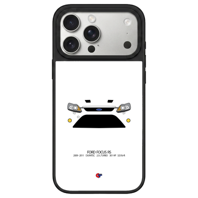 Ford Focus RS Mk 2 iPhone Case-White-GTmotive Cases