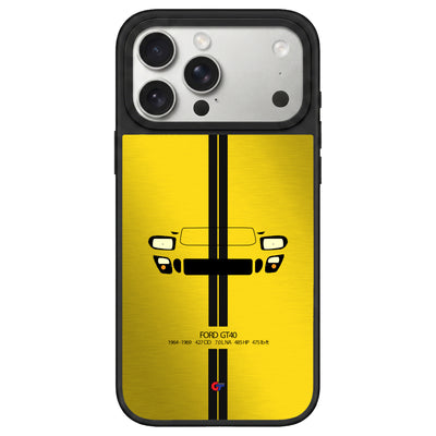 Ford GT40 iPhone Case-Yellow-GTmotive Cases