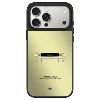 Ford Mustang 1 iPhone Case-Yellow-GTmotive Cases