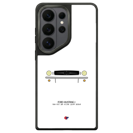 Ford Mustang 1 Samsung Case-White-GTmotive Cases