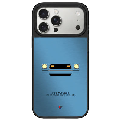 Ford Mustang II iPhone Case-Blue-GTmotive Cases