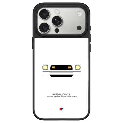 Ford Mustang II iPhone Case-White-GTmotive Cases