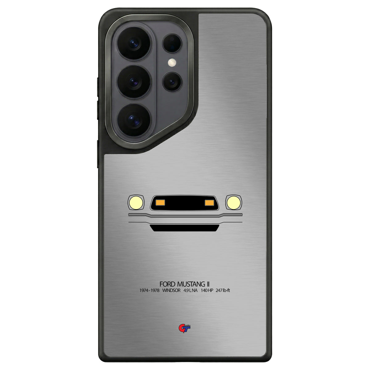 Ford Mustang II Samsung Case-Silver-GTmotive Cases