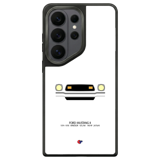 Ford Mustang II Samsung Case-White-GTmotive Cases