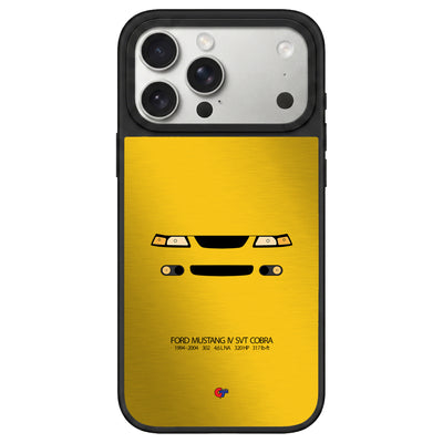Ford Mustang IV iPhone Case-Yellow-GTmotive Cases