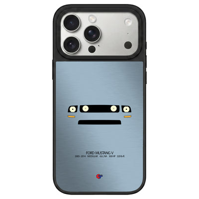 Ford Mustang V iPhone Case-Light Blue-GTmotive Cases