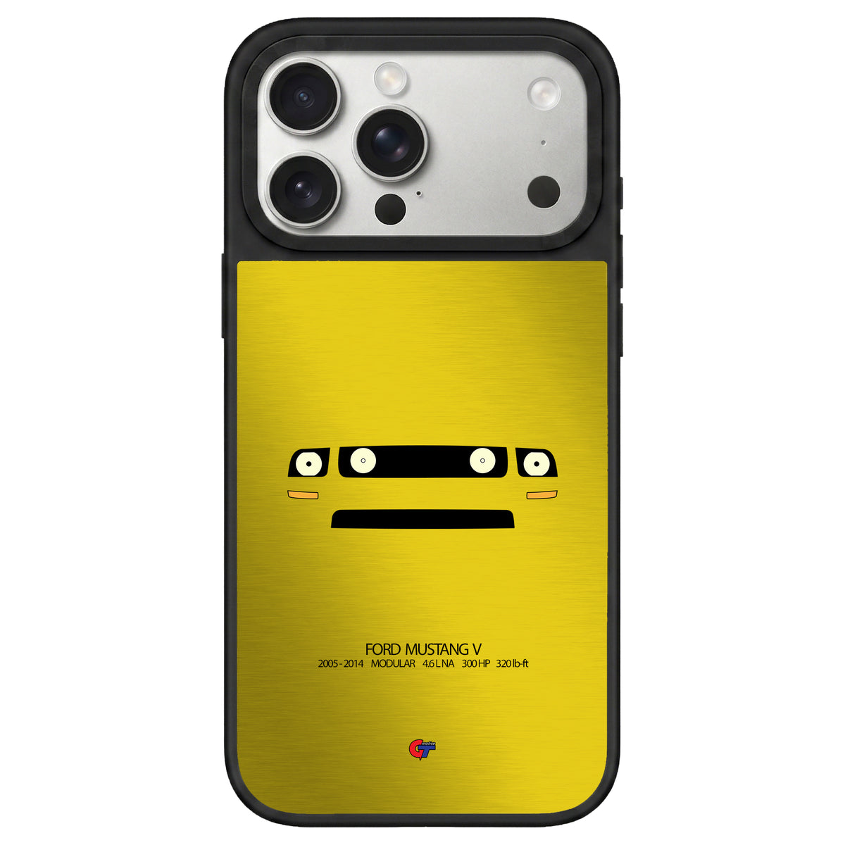 Ford Mustang V iPhone Case-Yellow-GTmotive Cases