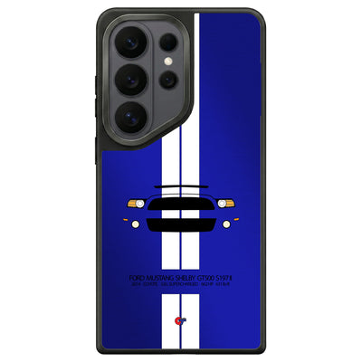 Ford Mustang V Shelby GT500 Samsung Case-Blue-GTmotive Cases