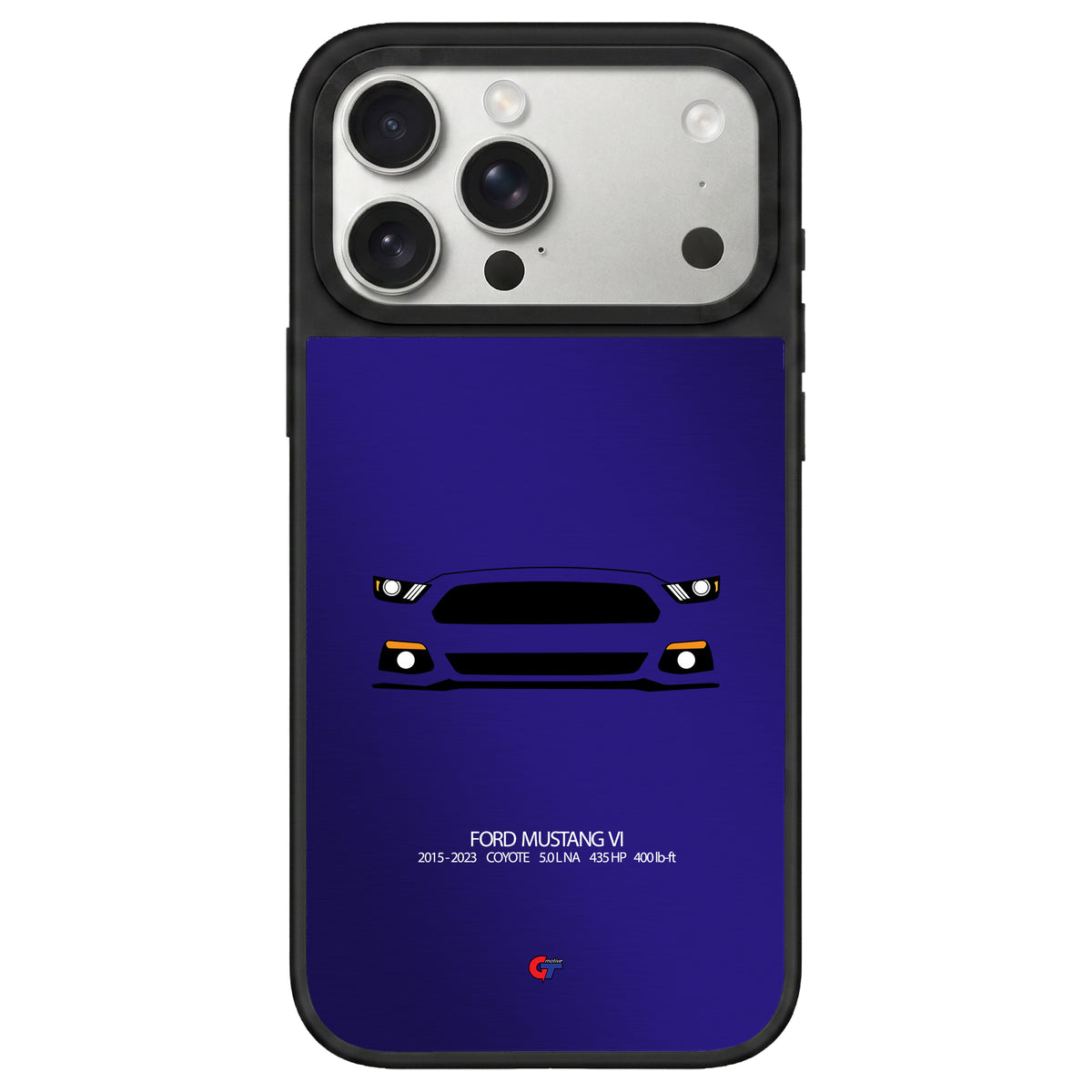 Ford Mustang VI iPhone Case-Blue-GTmotive Cases