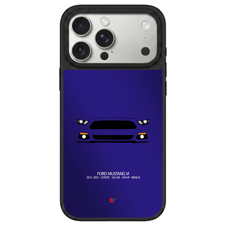 Ford Mustang VI iPhone Case-Blue-GTmotive Cases