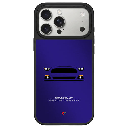 Ford Mustang VI iPhone Case-Blue-GTmotive Cases