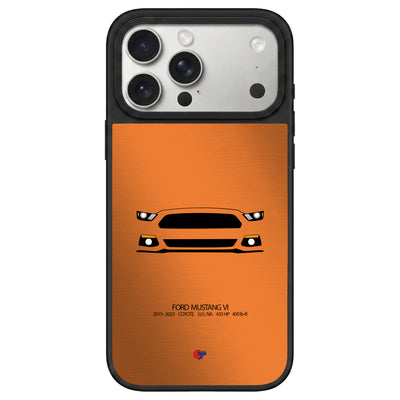 Ford Mustang VI iPhone Case-Orange-GTmotive Cases