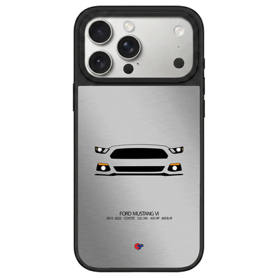 Ford Mustang VI iPhone Case-Silver-GTmotive Cases