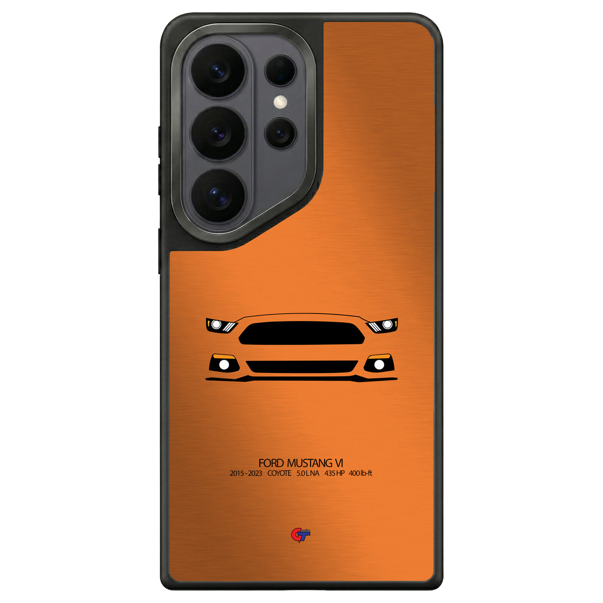 Ford Mustang VI Samsung Case-Orange-GTmotive Cases
