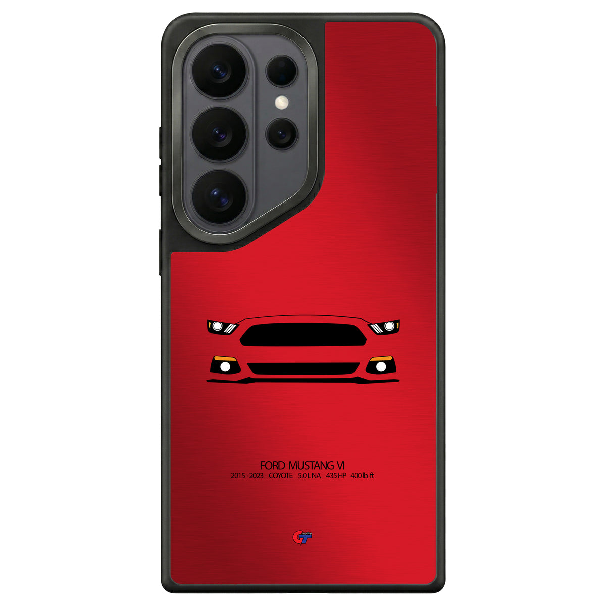 Ford Mustang VI Samsung Case-Red-GTmotive Cases